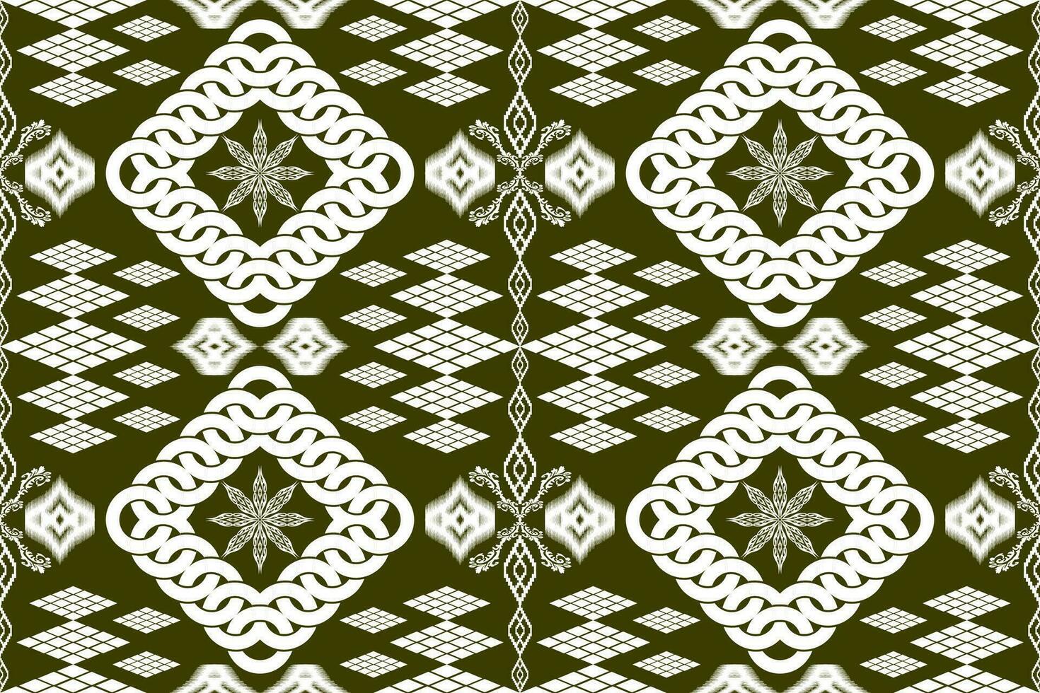 Ethnic Figure aztec embroidery style. Geometric ikat oriental traditional art pattern.Design for ethnic background,wallpaper,fashion,clothing,wrapping,fabric,element,sarong,graphic,vector illustration vector