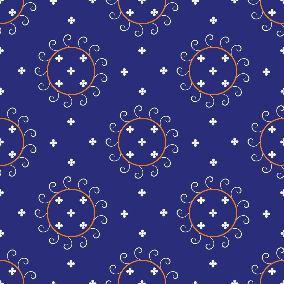 Nice floral seamless pattern design Vector. vector