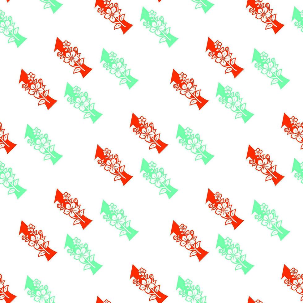 Seamless pattern of numbers. vector