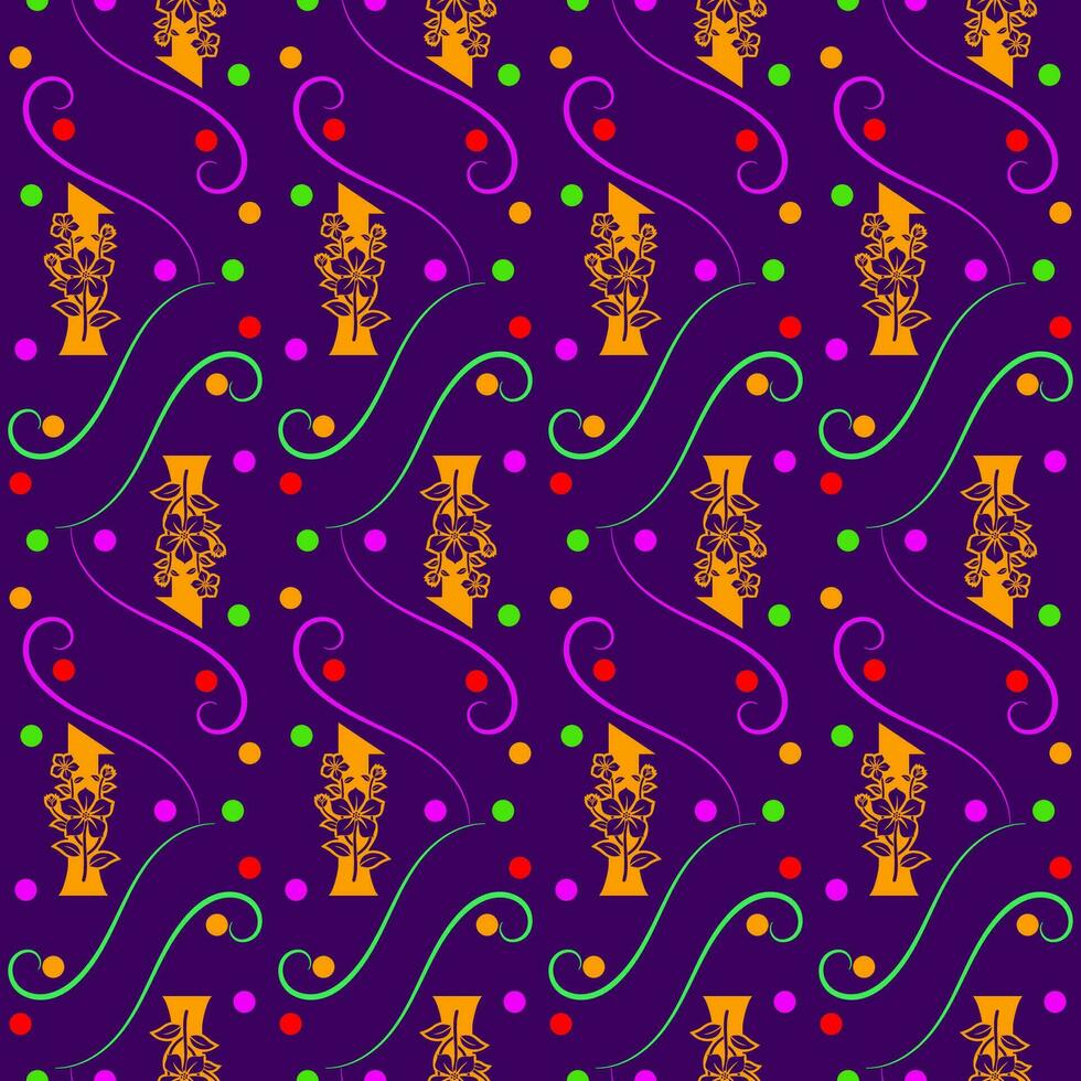 Seamless pattern of numbers. vector