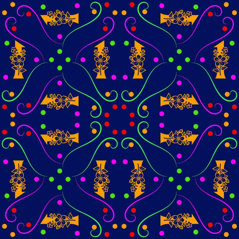 Seamless pattern of numbers. vector