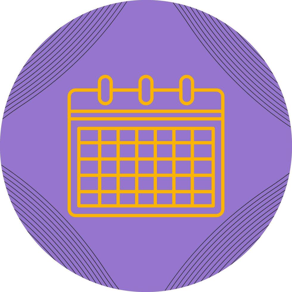 icono de vector de calendario