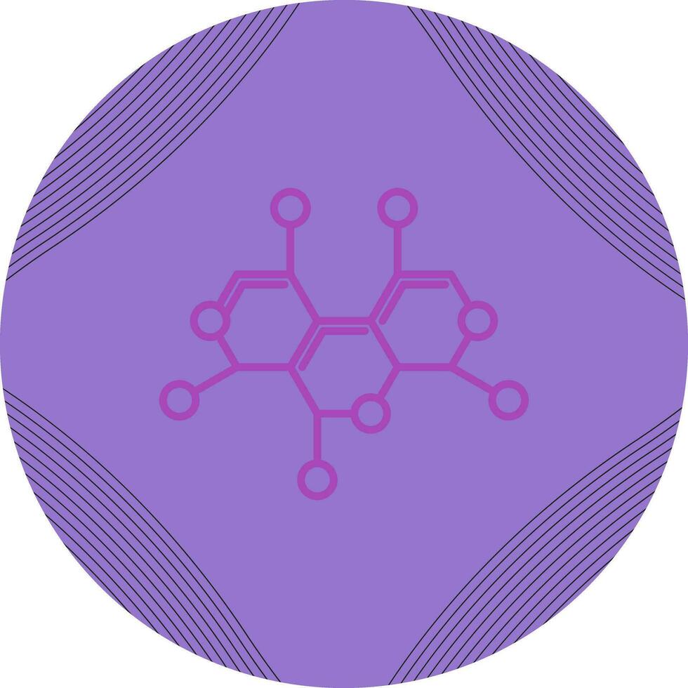 Molecule Structure Vector Icon
