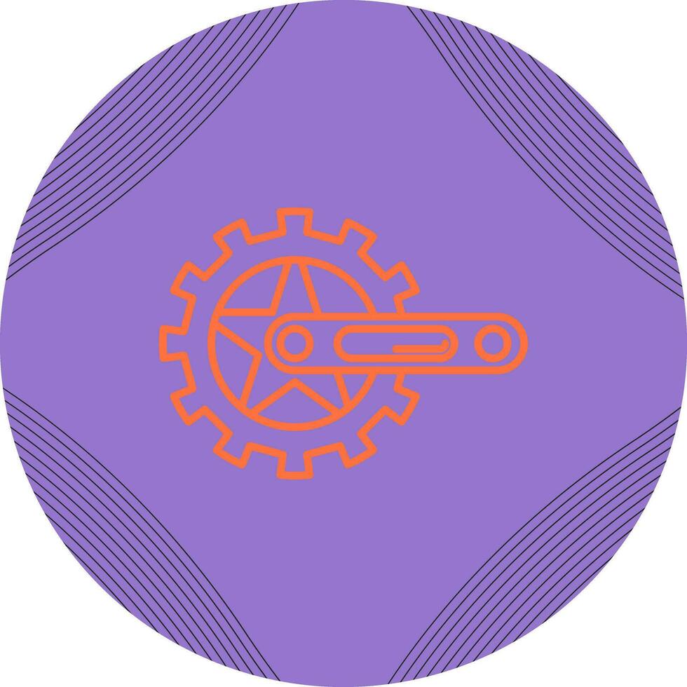 Crankset Vector Icon