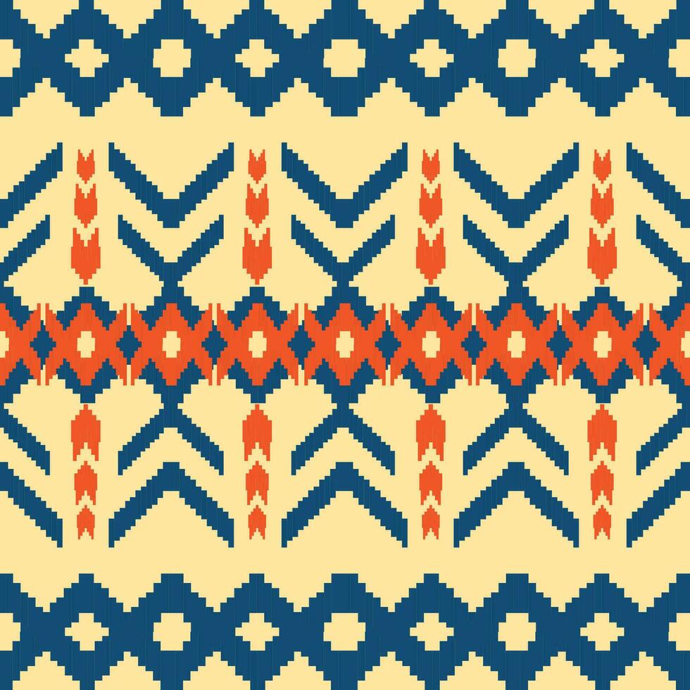 Seamless pattern in tribal, folk embroidery, and Mexican style. Aztec geometric art ornament print.Design for carpet, wallpaper, clothing, wrapping, fabric, cover, textile vector