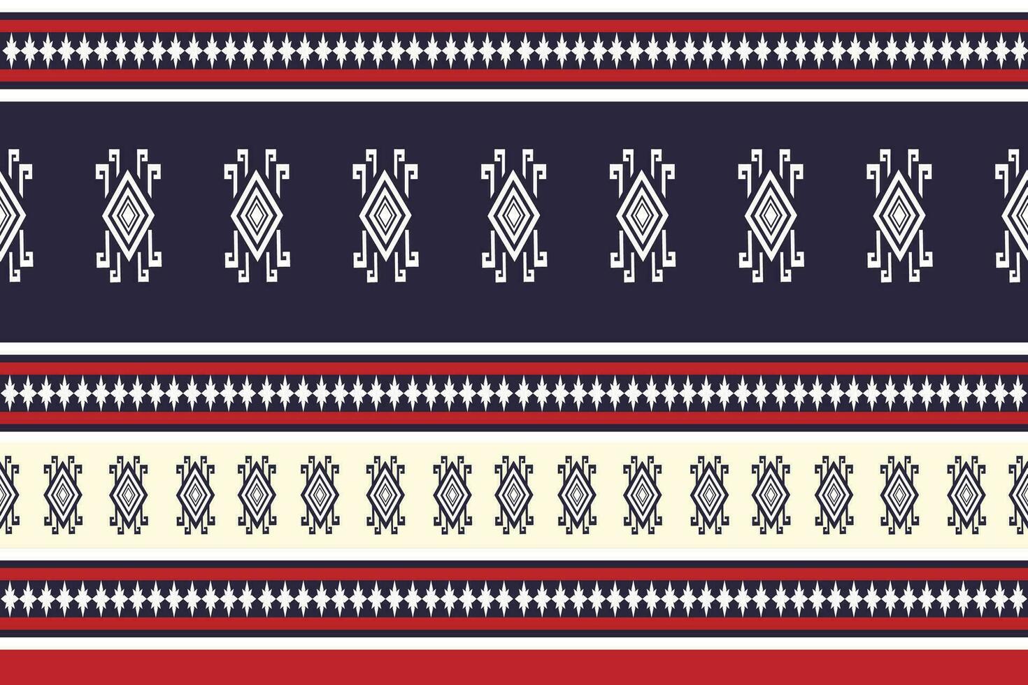 Geometric ethnic pattern traditional Design for background,carpet,wallpaper,clothing,wrapping,Batik,fabric,sarong,Vector illustration embroidery style. vector