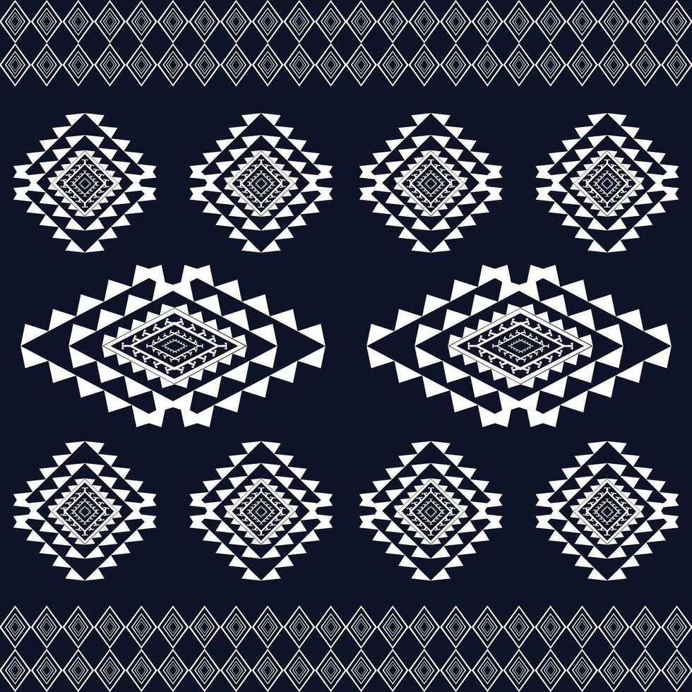 Ethnic abstract ikat art. Seamless pattern in tribal, folk embroidery, and Mexican style. Aztec geometric art ornament print.Design for carpet, wallpaper, clothing, wrapping, fabric, cover, textile vector