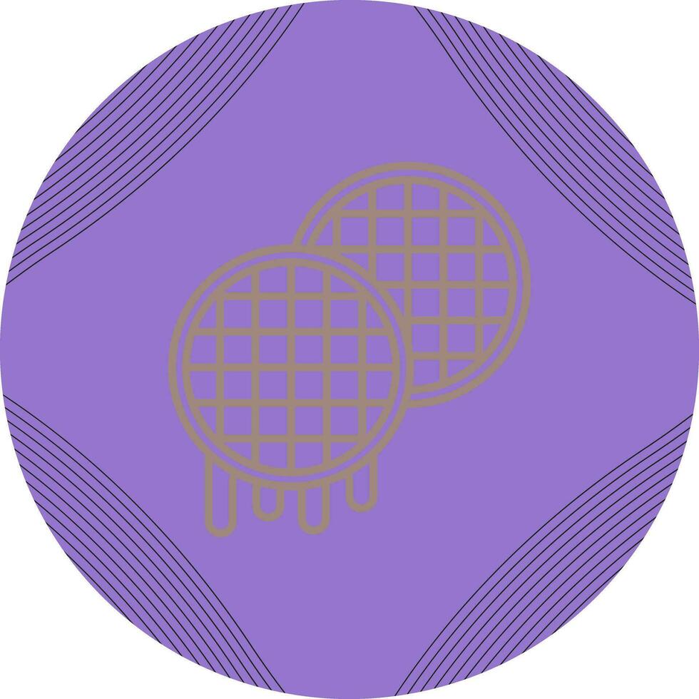 Waffle Vector Icon