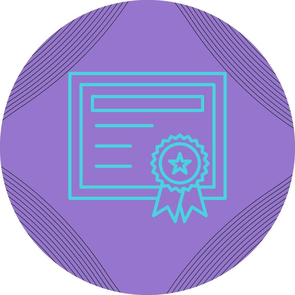 Certificate Vector Icon