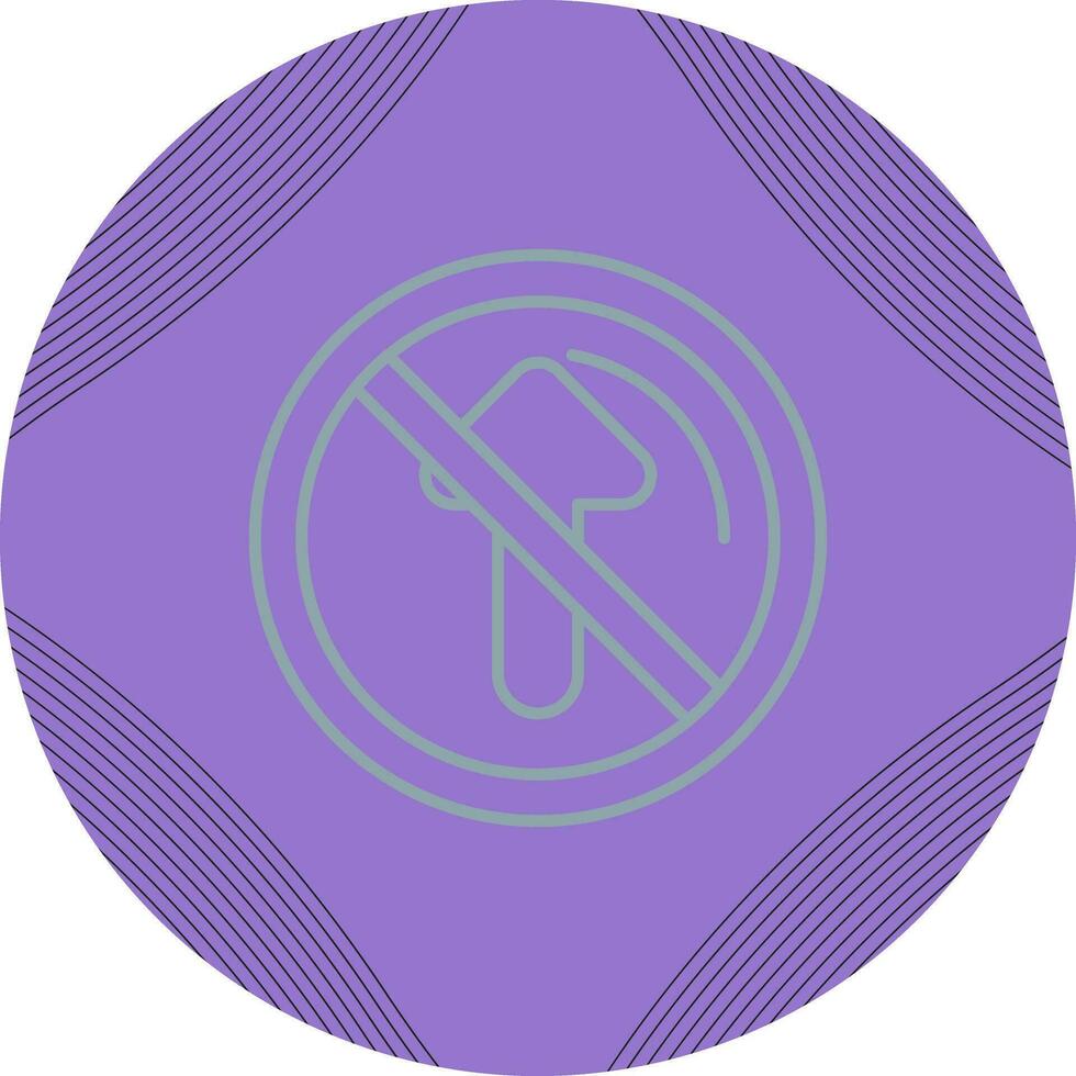 No Passing Vector Icon