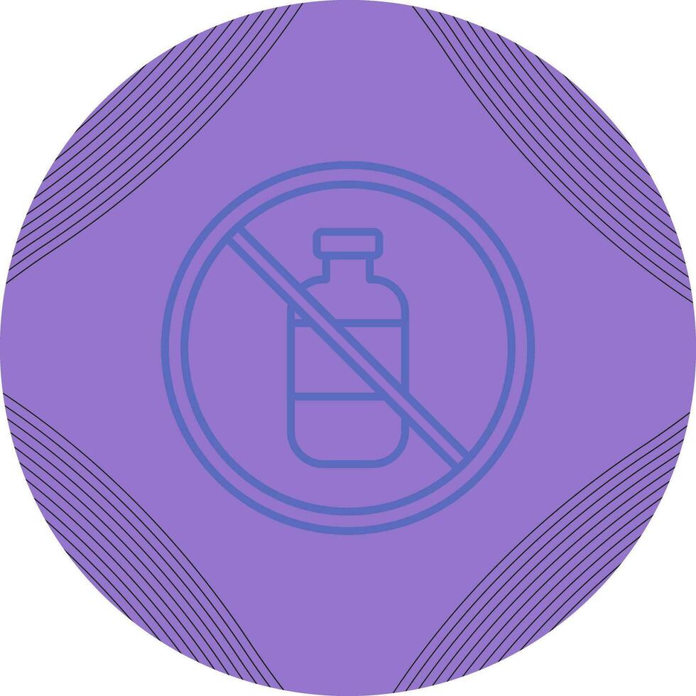 No Liquids Vector Icon
