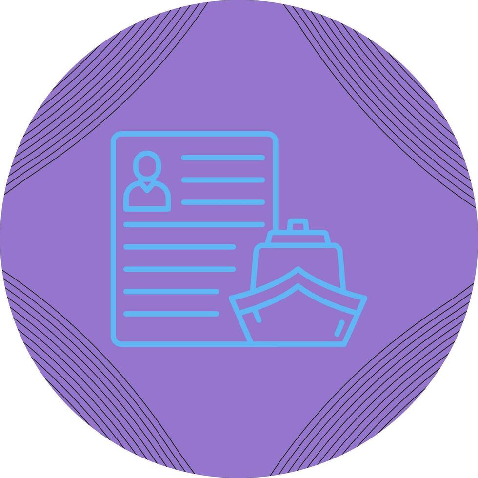 Ship Broker Vector Icon