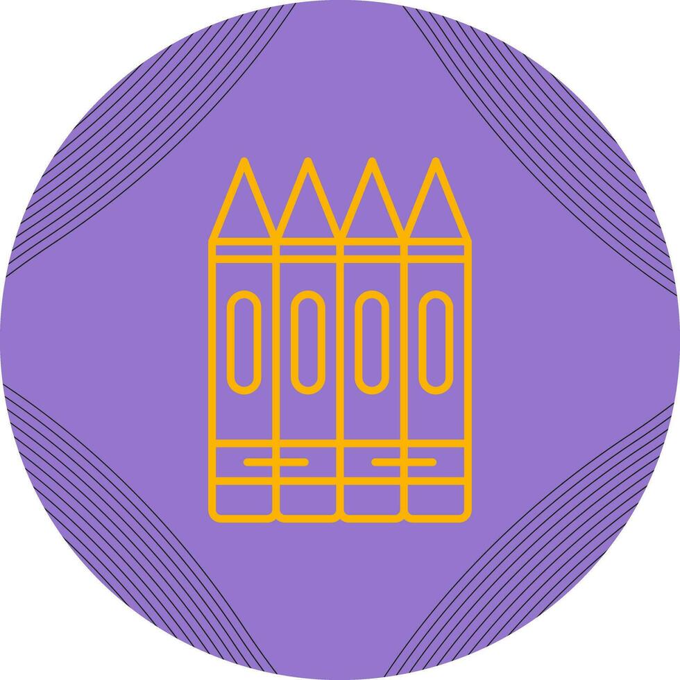 Crayons Vector Icon