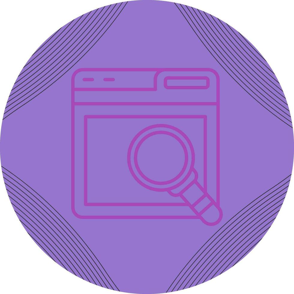 icono de vector de búsqueda web