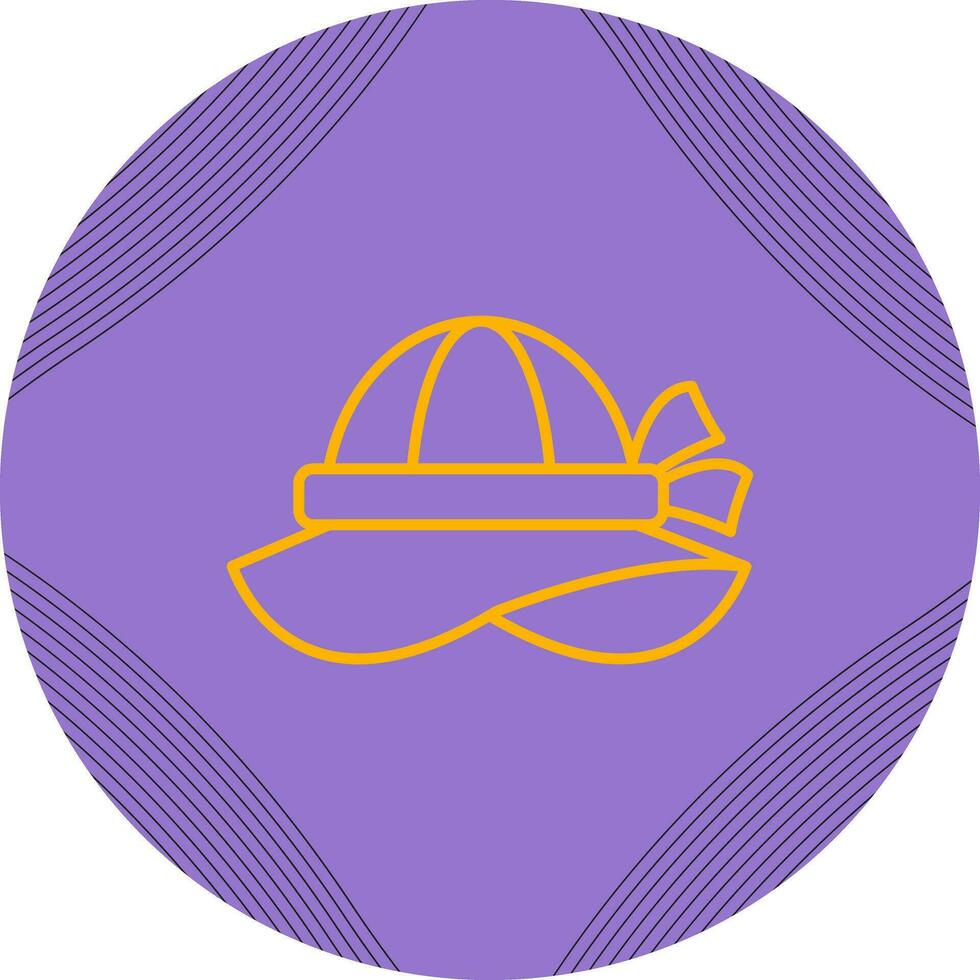 icono de vector de sombrero