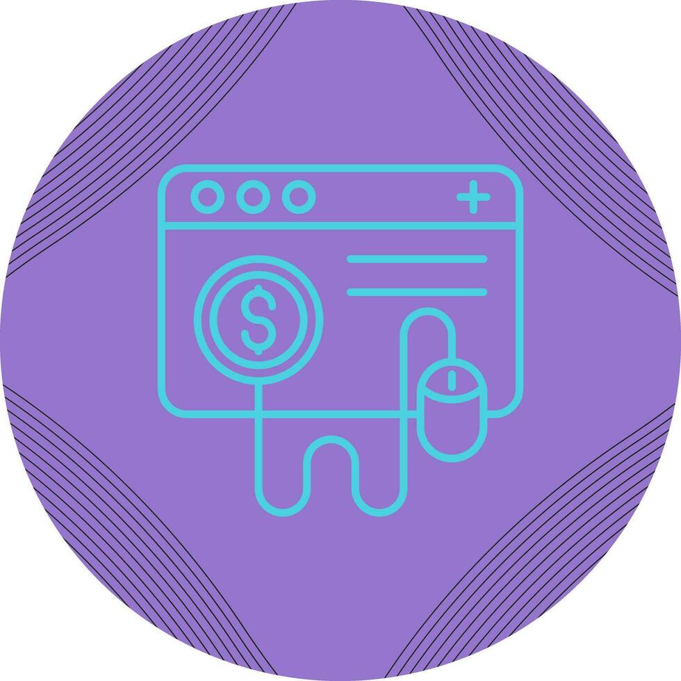 Pay Per Click Vector Icon