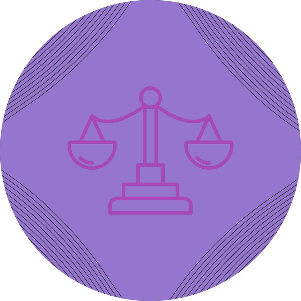 Justice Scale Vector Icon