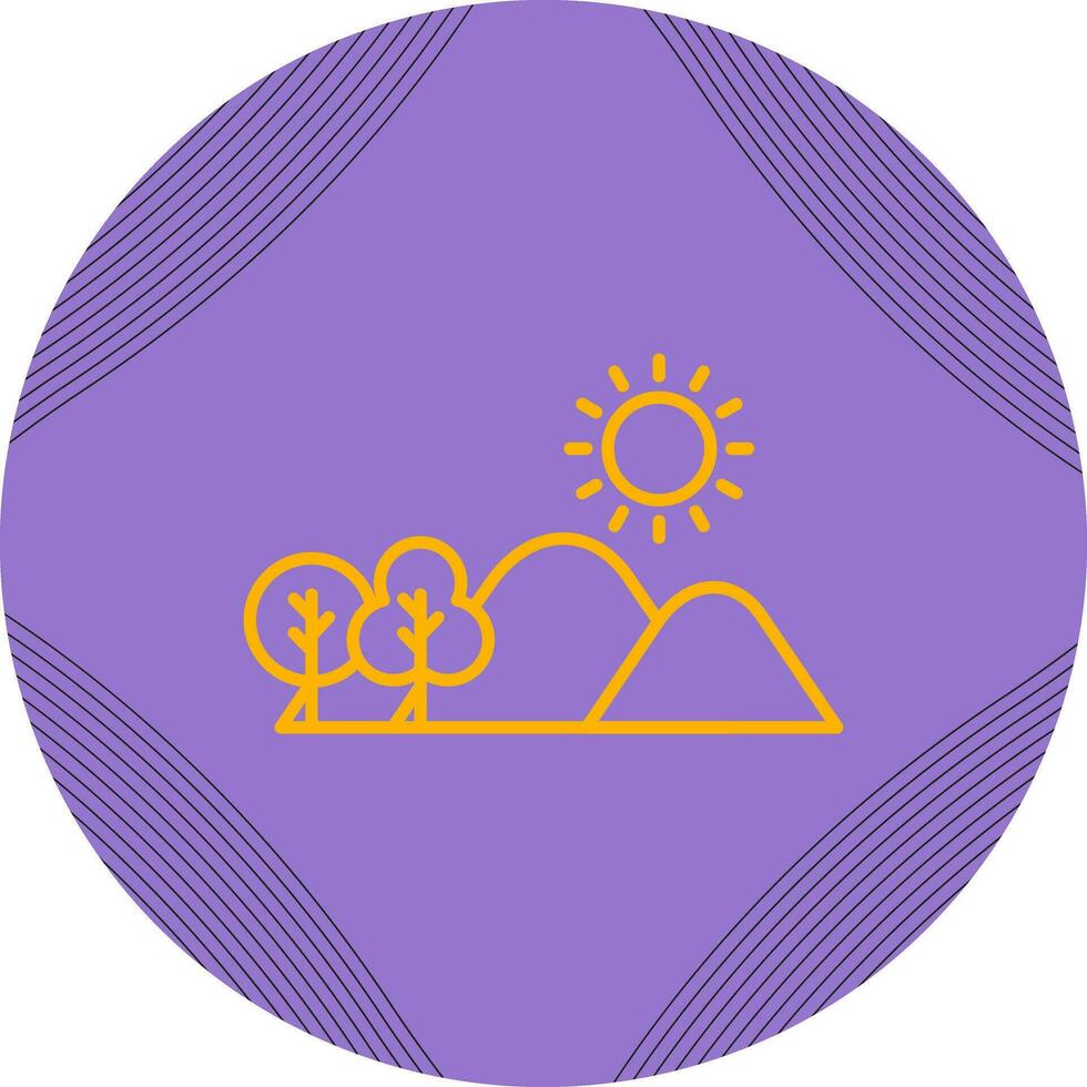 Hill Vector Icon