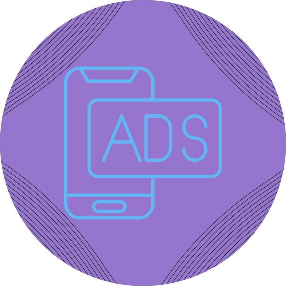 Mobile Advertising Vector Icon