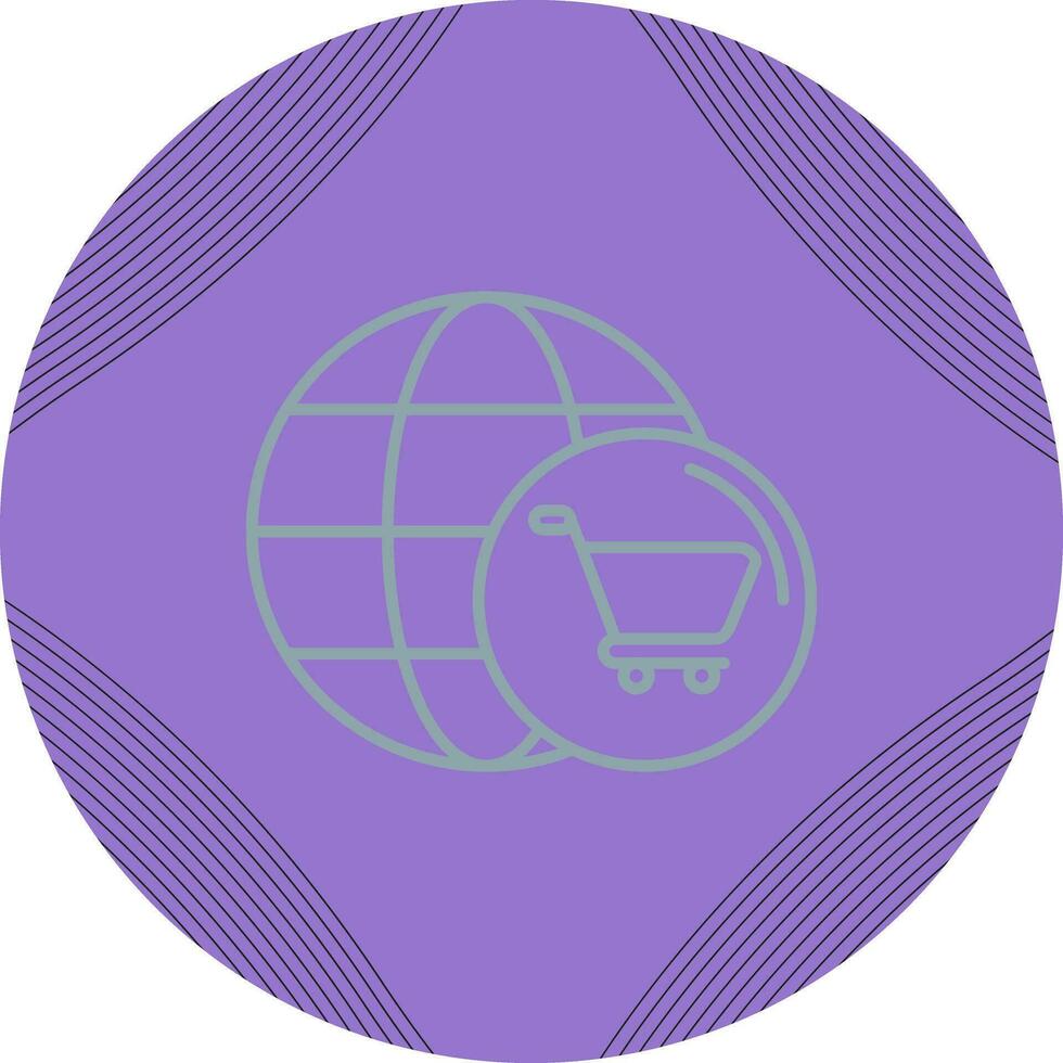 World Cart Vector Icon
