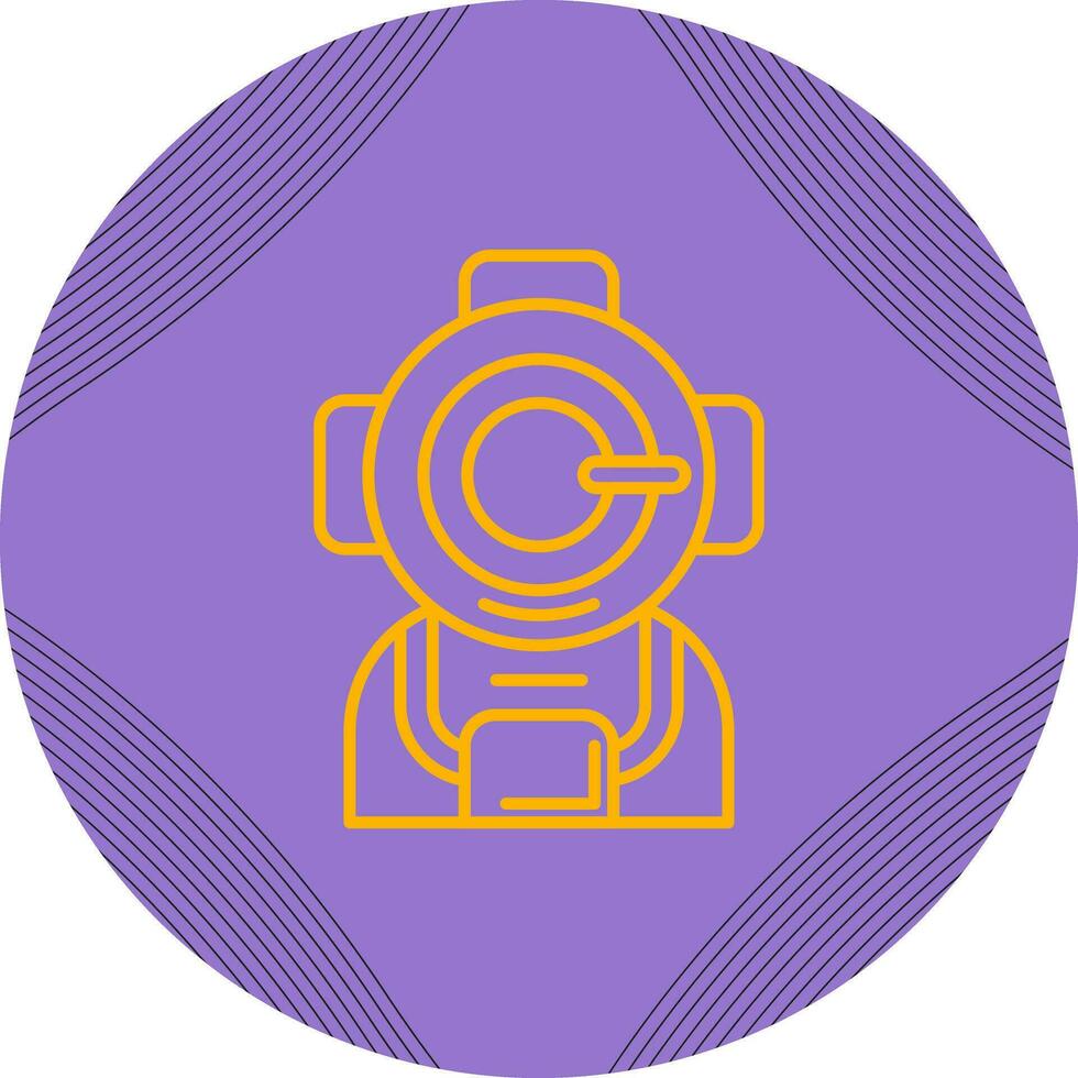 Diving Helmet Vector Icon