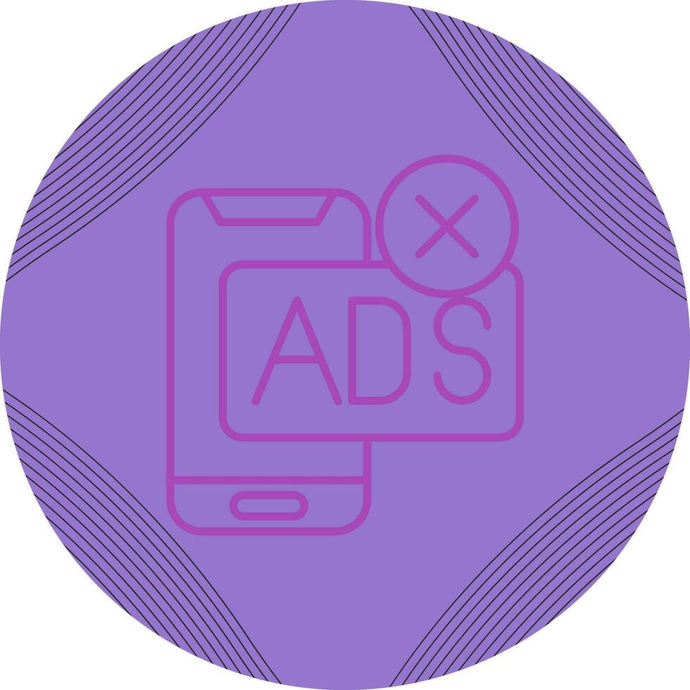 AD Block Vector Icon