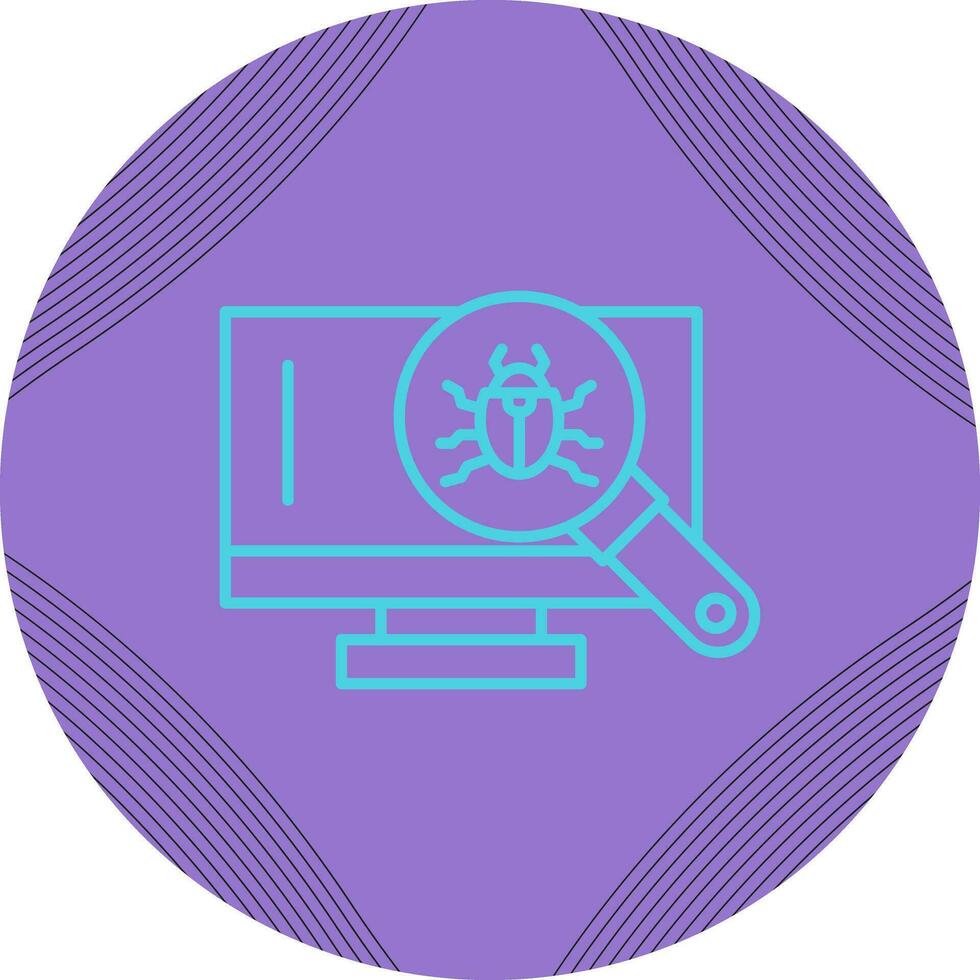 Search Virus Vector Icon