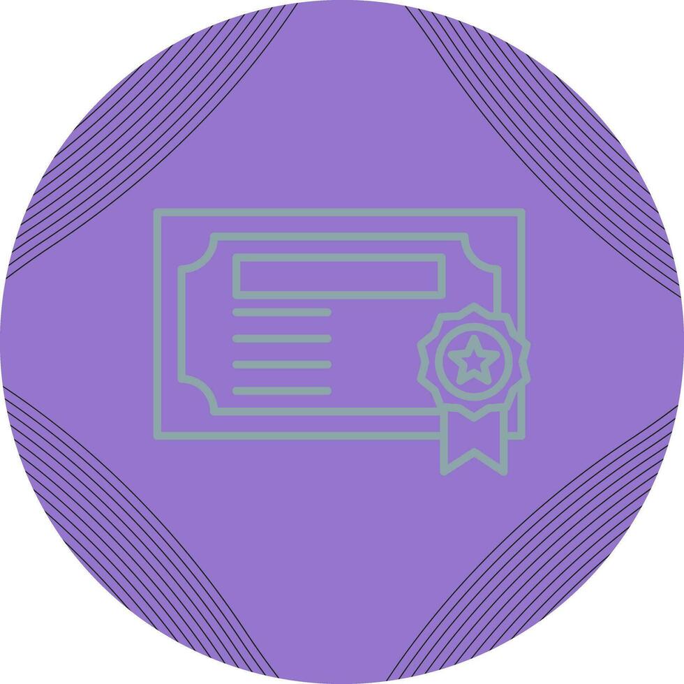 Certificate Vector Icon