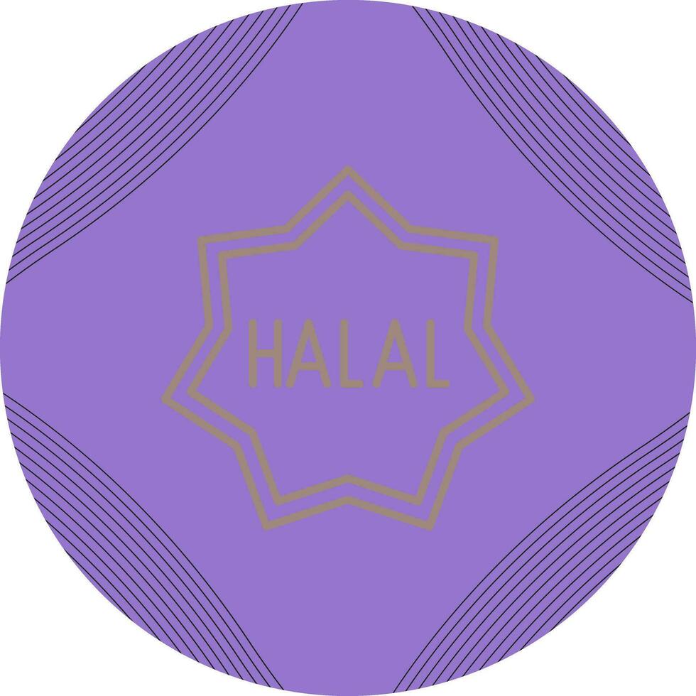Halal Vector Icon