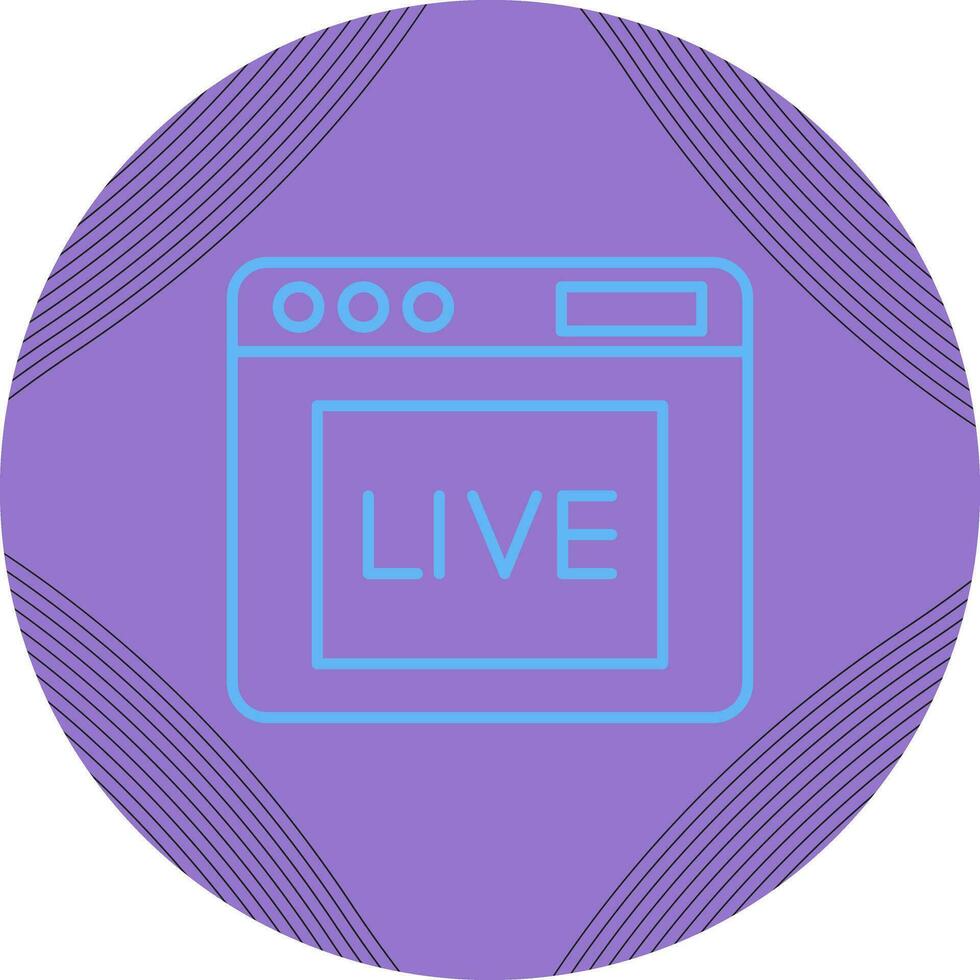 Live Vector Icon