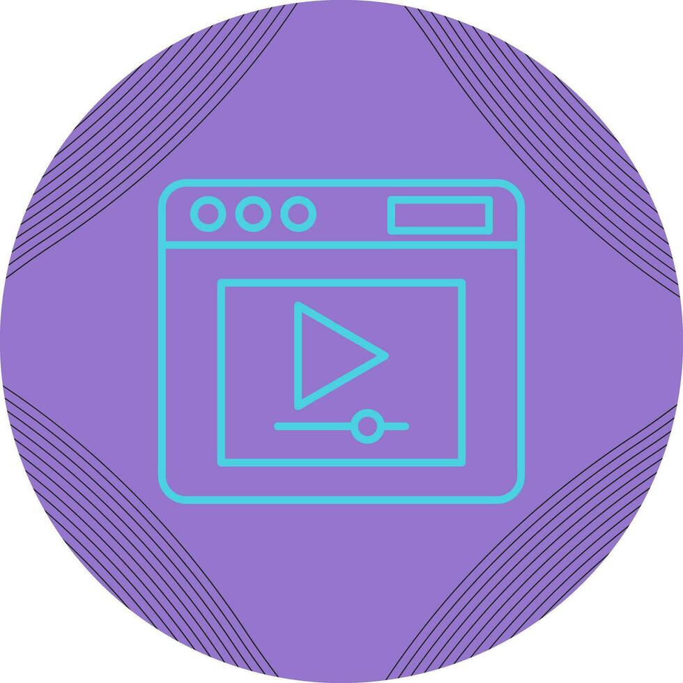 Video Player Vector Icon