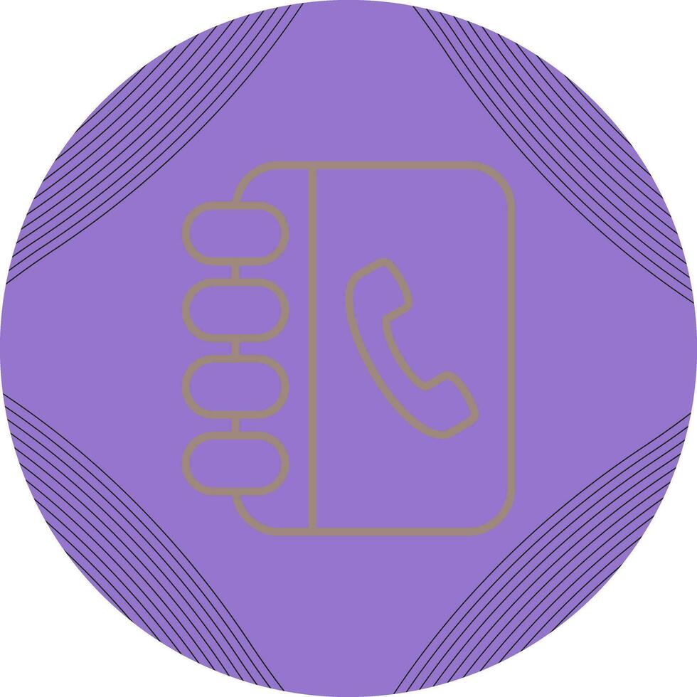 Contact Book Vector Icon