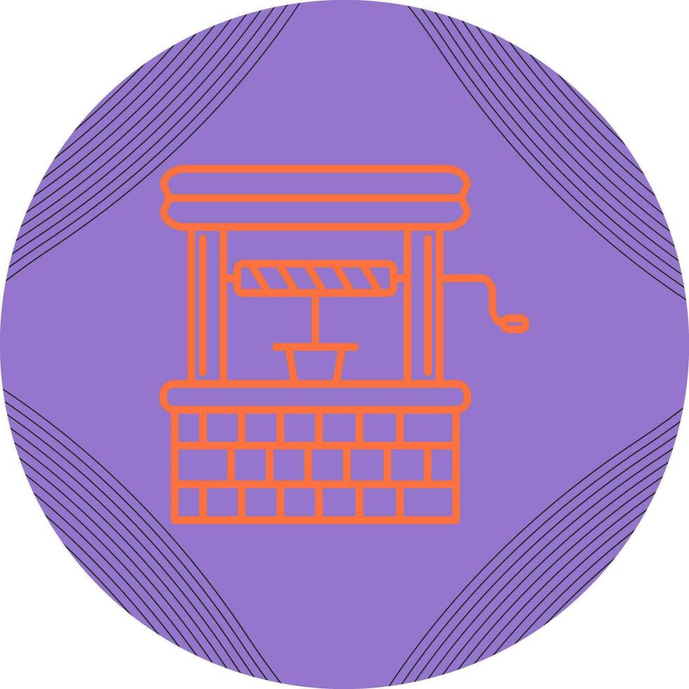 Water Well Vector Icon