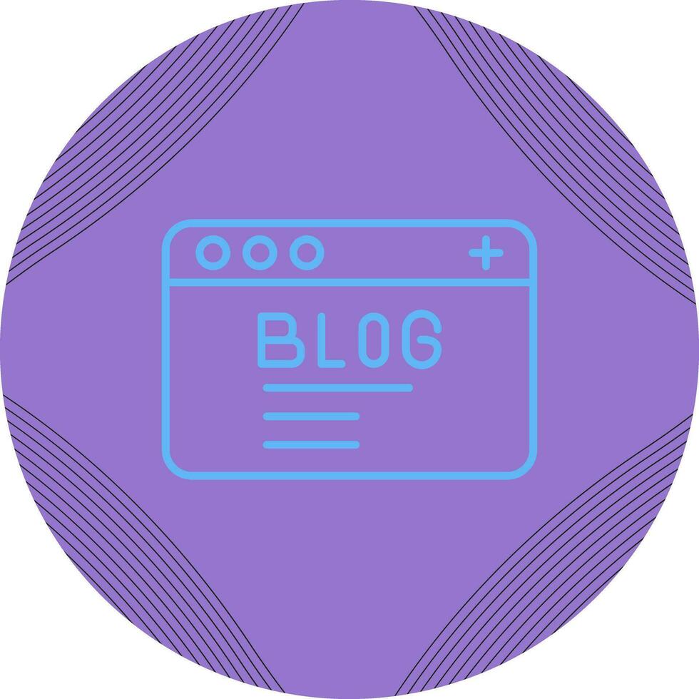 Blog Vector Icon