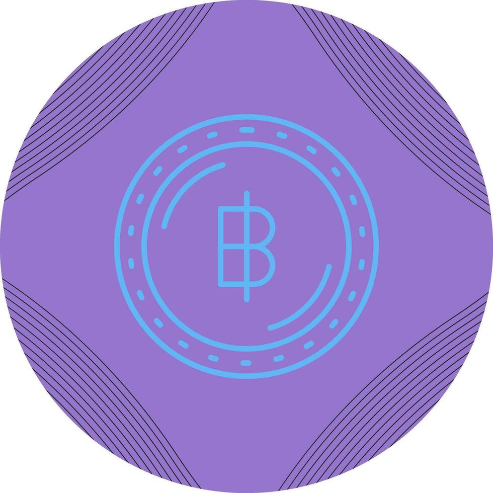 Baht Currency Vector Icon