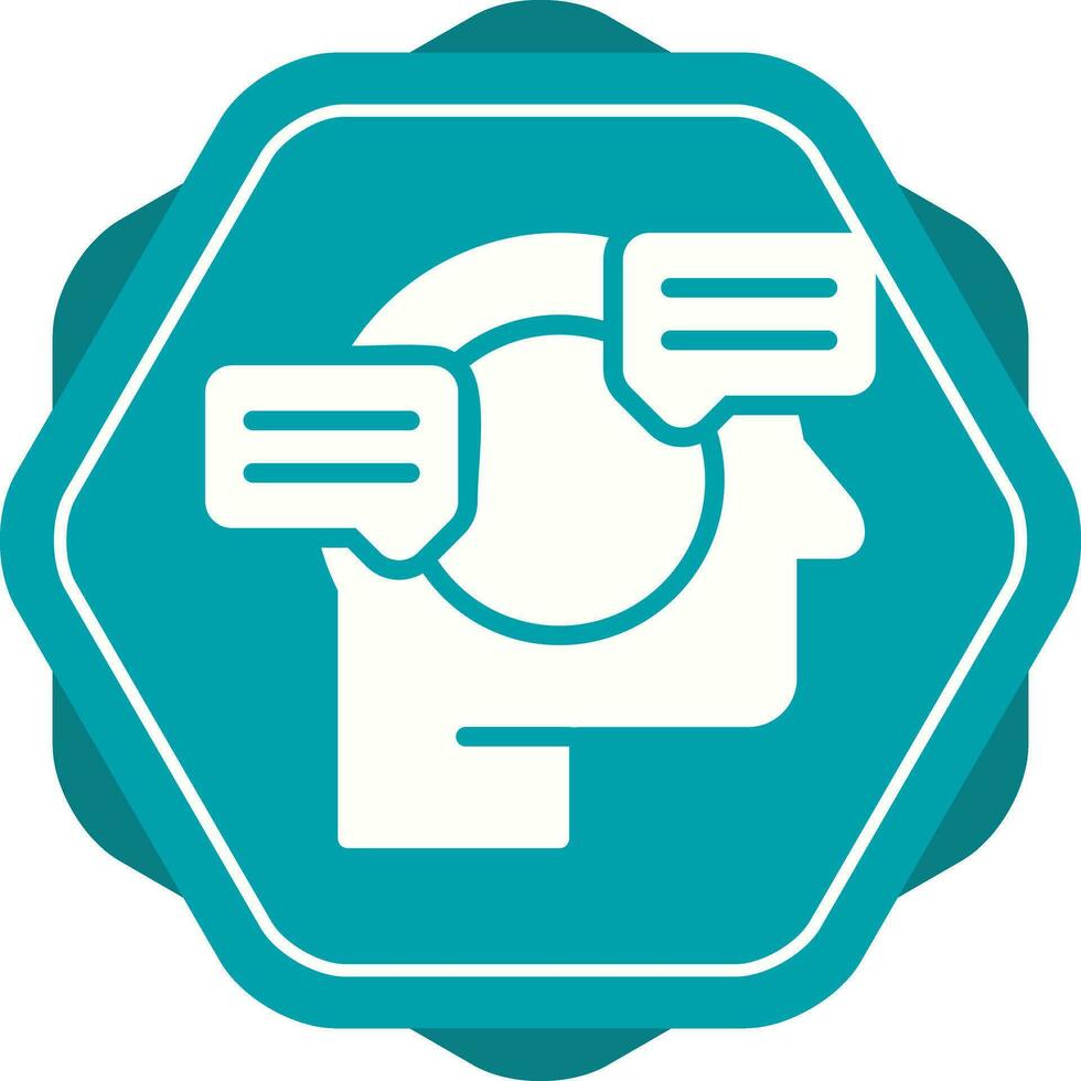Natural Language Processin Vector Icon