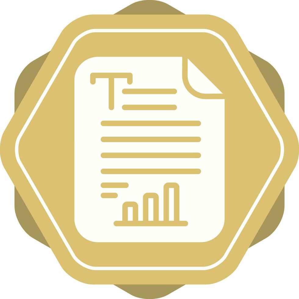 Text Analytics Vector Icon