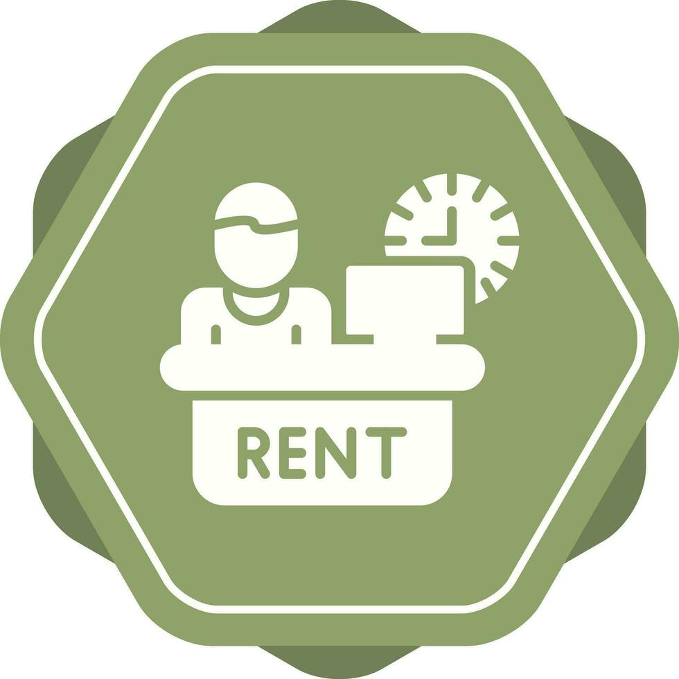 Rental Service Vector Icon