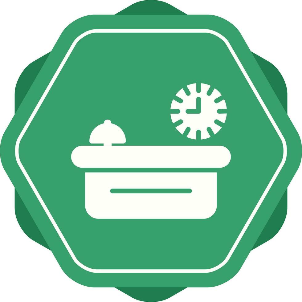 Customer Service Counter Vector Icon