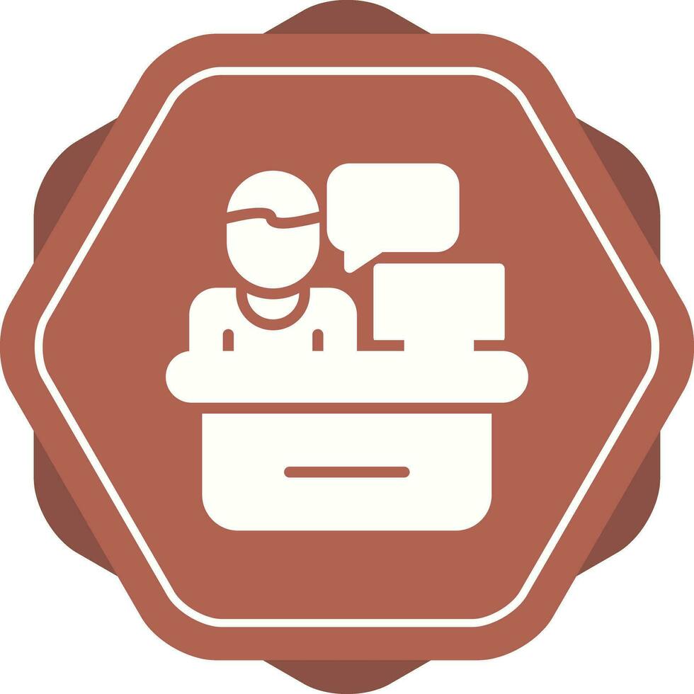 Academic Advisor Vector Icon