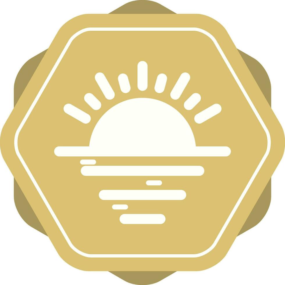 Sunset Vector Icon