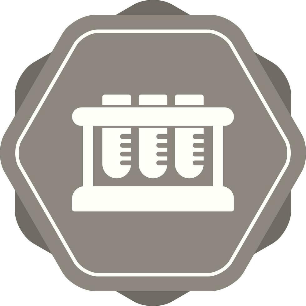 Test Tube Rack Vector Icon
