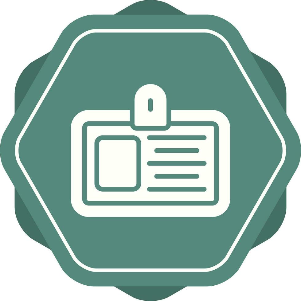 ID Card Vector Icon