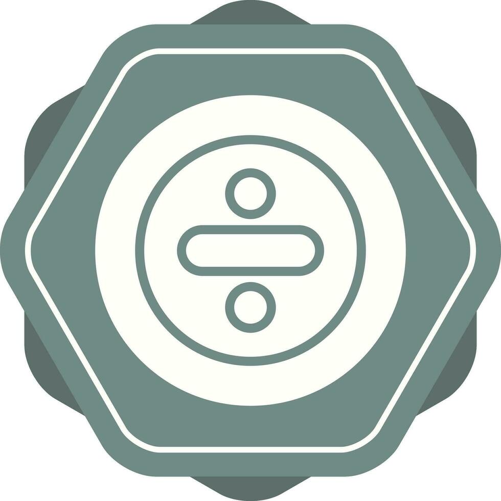 Division Vector Icon