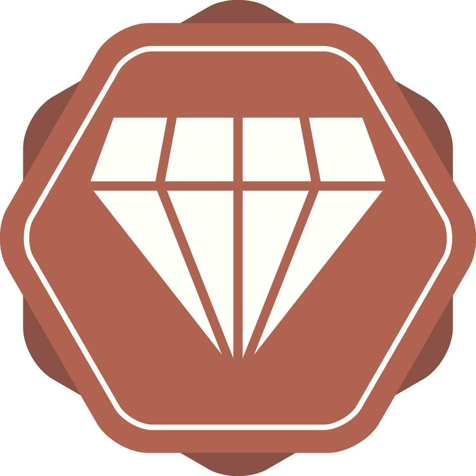 icono de vector de diamante