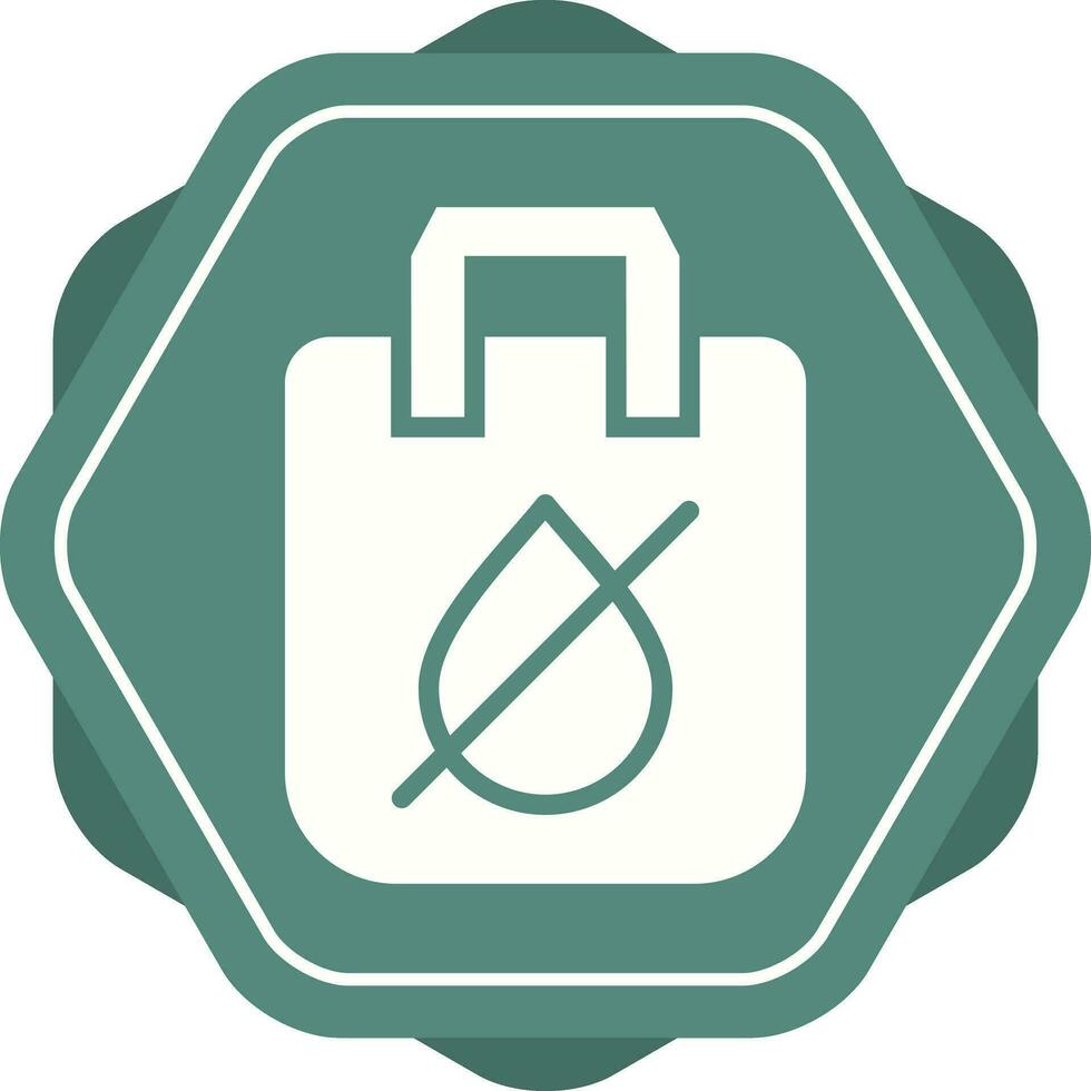 Waterproof bag Vector Icon