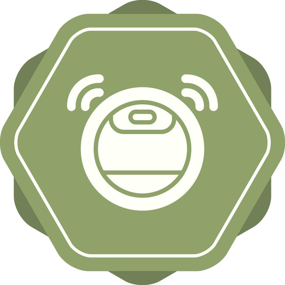 Robot Vacuum Cleaner Vector Icon