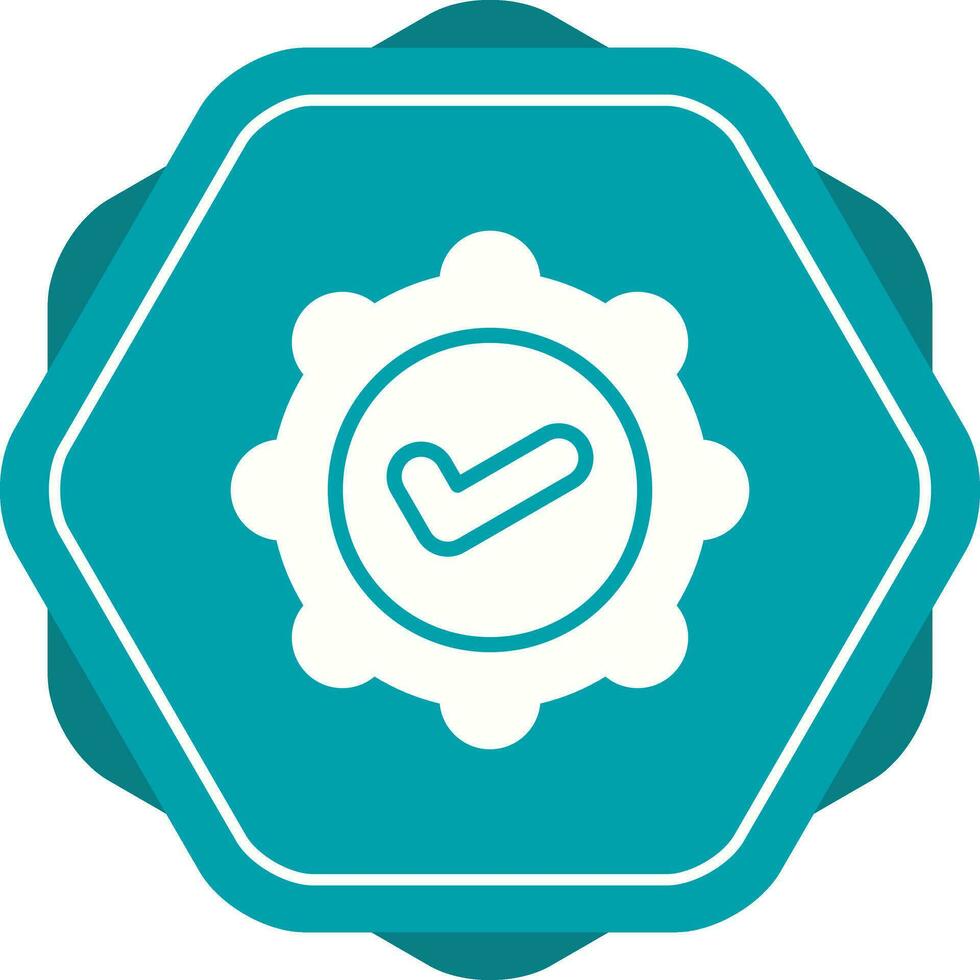 Badge Check Vector Icon