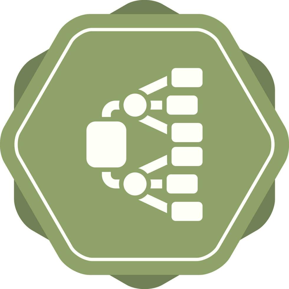 Network Diagram Vector Icon