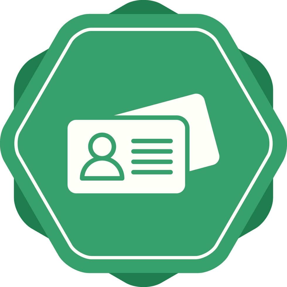 Business Card Vector Icon
